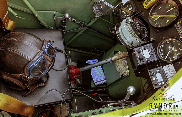 Inside the cockpit